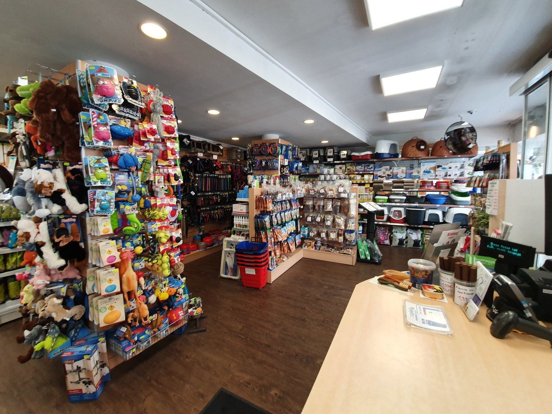 Tierbedarf und Spielzeuggeschäft